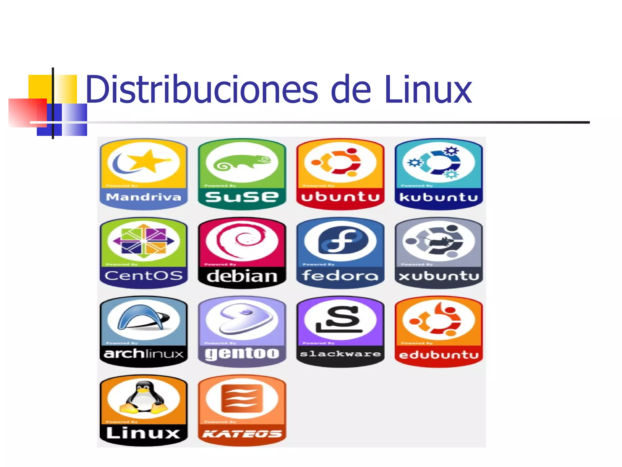 Distribuciones de Linux 