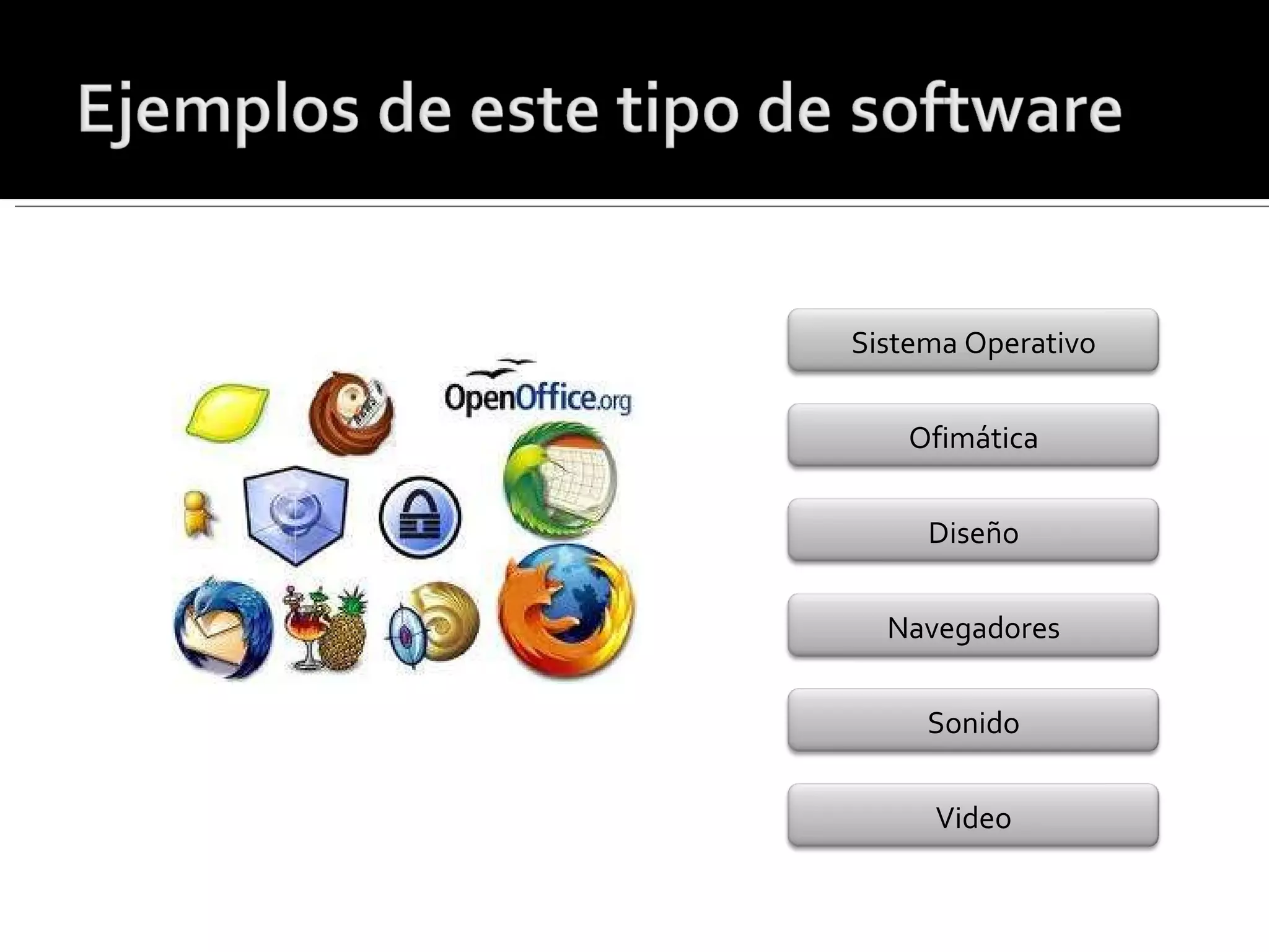 Sistema Operativo Ofimática Diseño Navegadores Sonido Video 