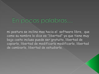 Software libre