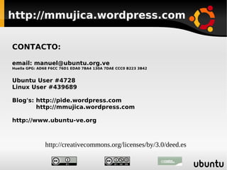 Contenidos Educativos sobre Software Libre
