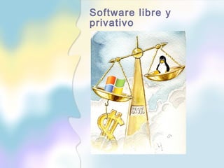 Software libre y
privativo

 