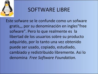 Software libre vs | PPT