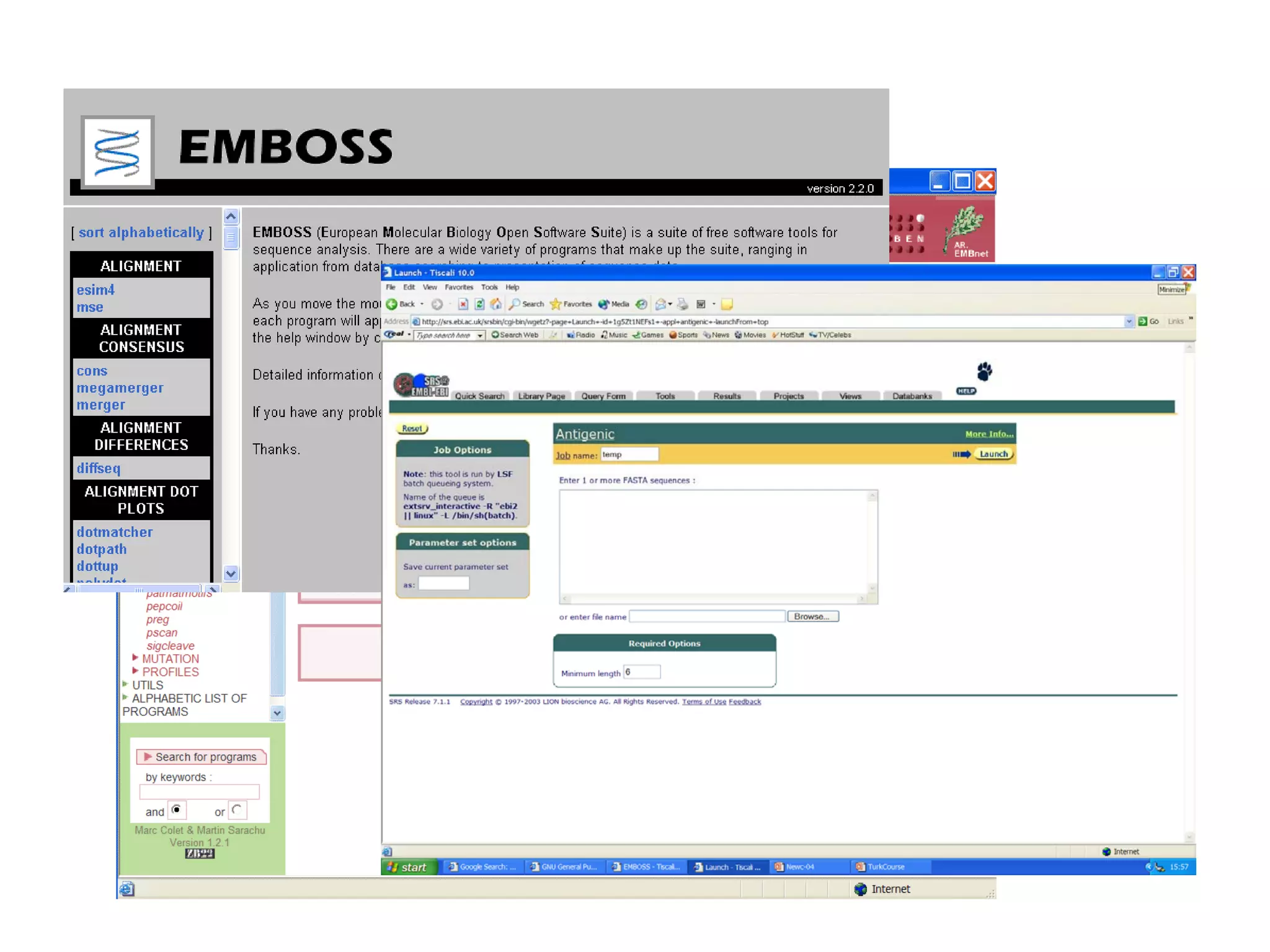 Free software and bioinformatics