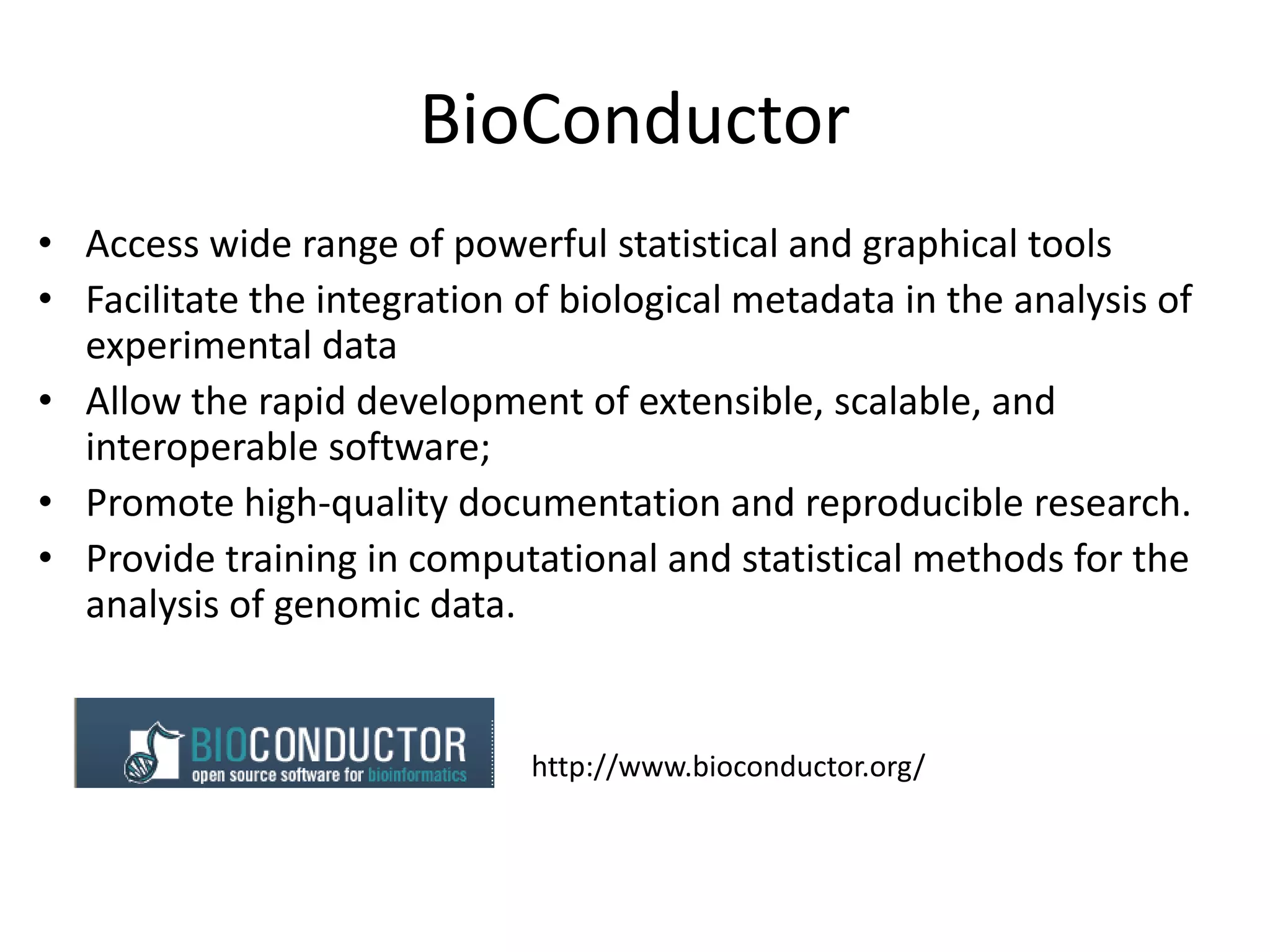 Free software and bioinformatics