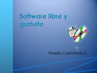 Software librey gratuito Fiorella Castañeda S.  