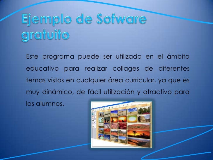 software libre y gratuito