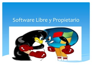 Software Libre y Propietario
 