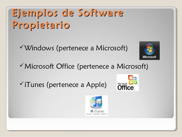 Software libre y software propietario