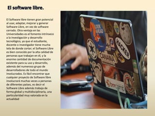 SOFTWARE LIBRE Y SU ROL EN EL DESARROLLO DE LA TECNOLOGIA EN VENEZUELA.pptx