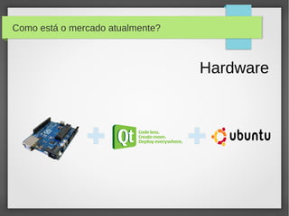 Como está o mercado atualmente?



                                  Hardware
 