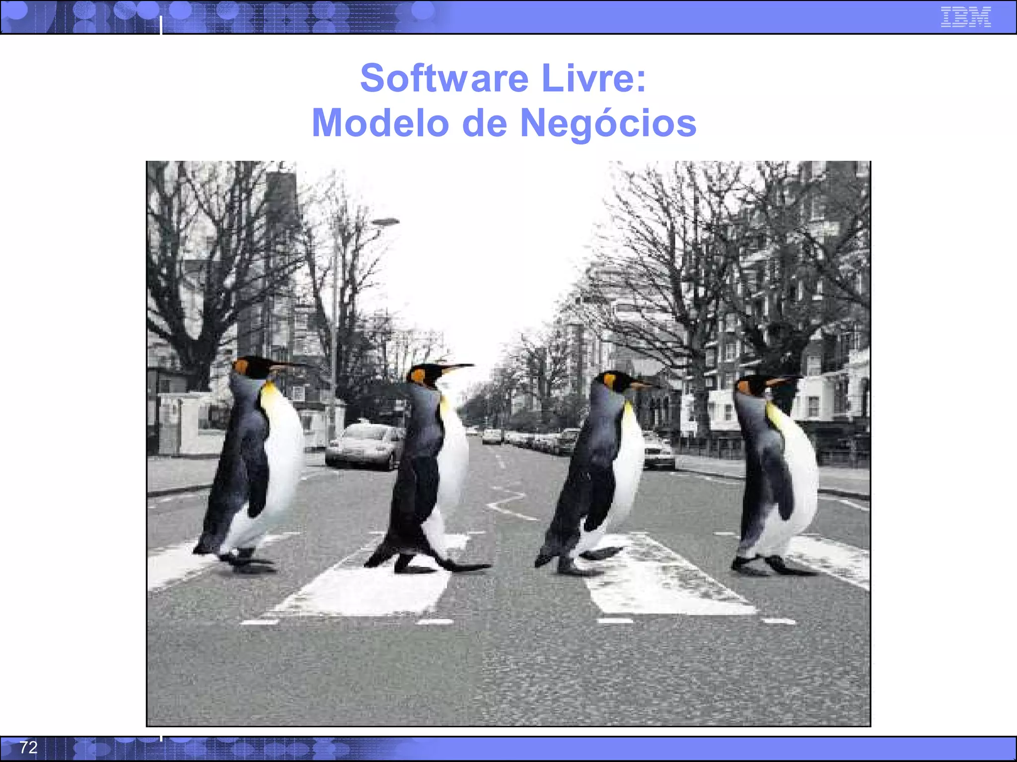 Software Livre - Trajetoria, potencialidades e modelo de negocios