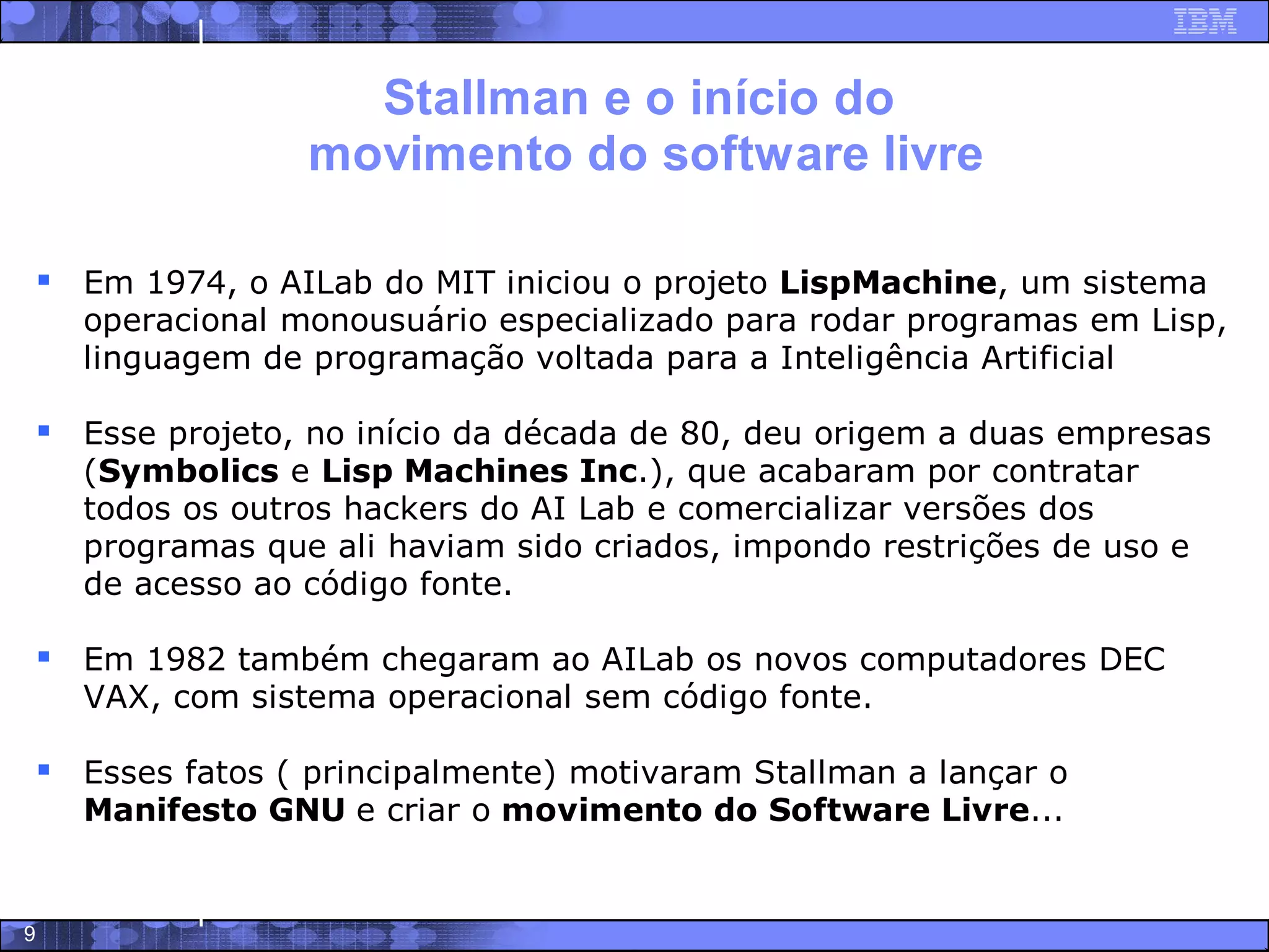 Software Livre - Trajetoria, potencialidades e modelo de negocios