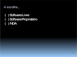 Ajuda daqui e dali em comunidades e projetos de software livre 