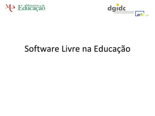 Software Livre na Educação 