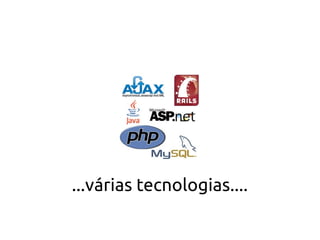 ...várias tecnologias....
 