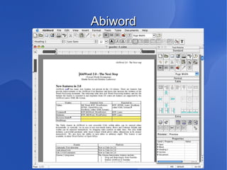 Abiword
 