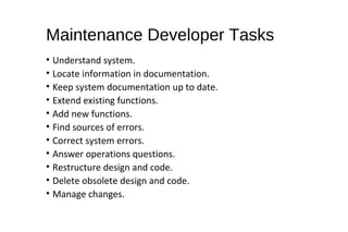 Software maintenance and configuration management, software engineering ...