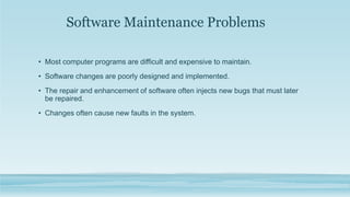 Software maintenance ppt | PPTX