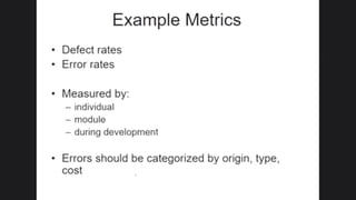Software Matrics (Product - Process - Resource - Matrics) - (LOC, FP ...