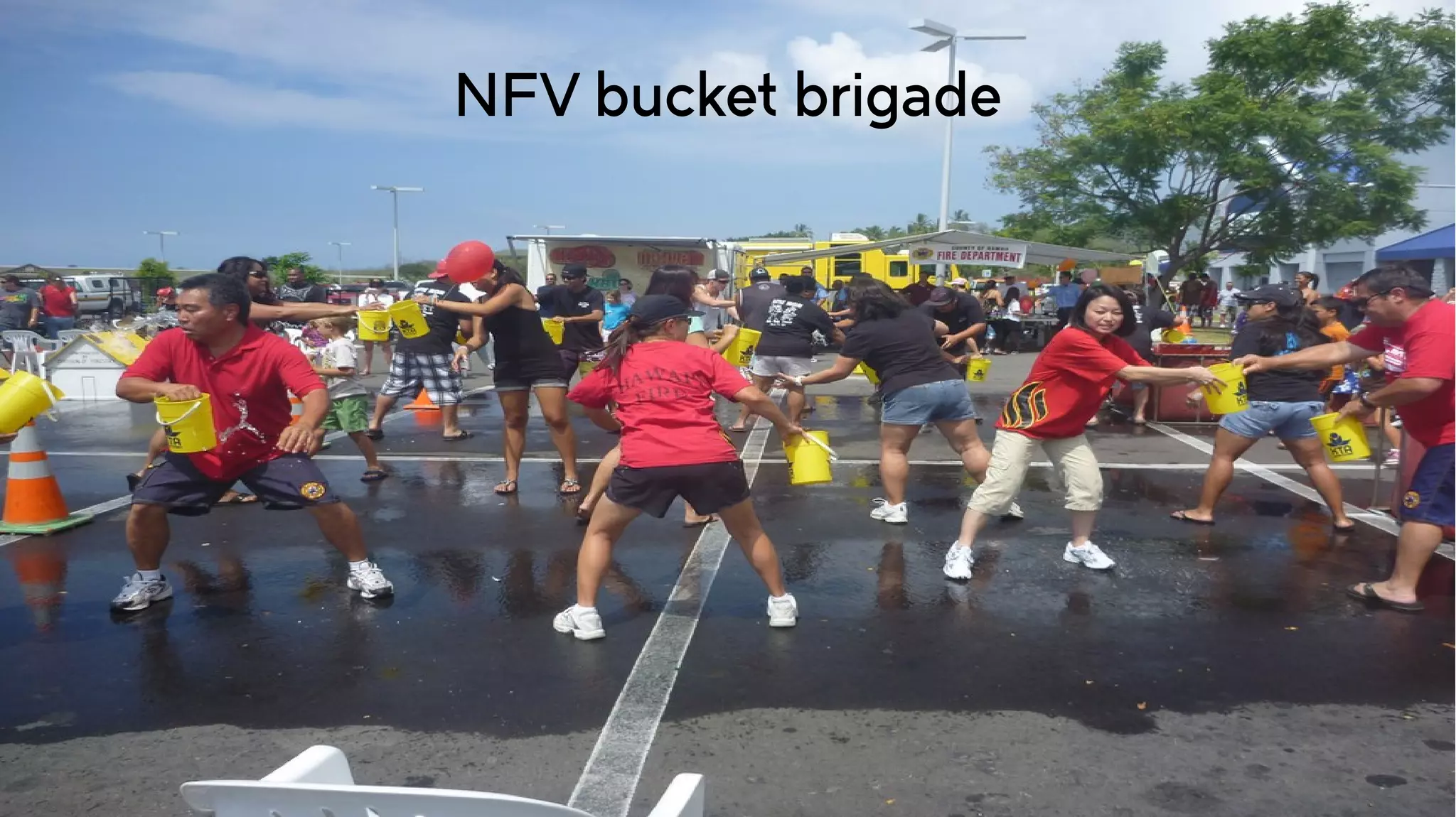 NFV bucket brigade
 