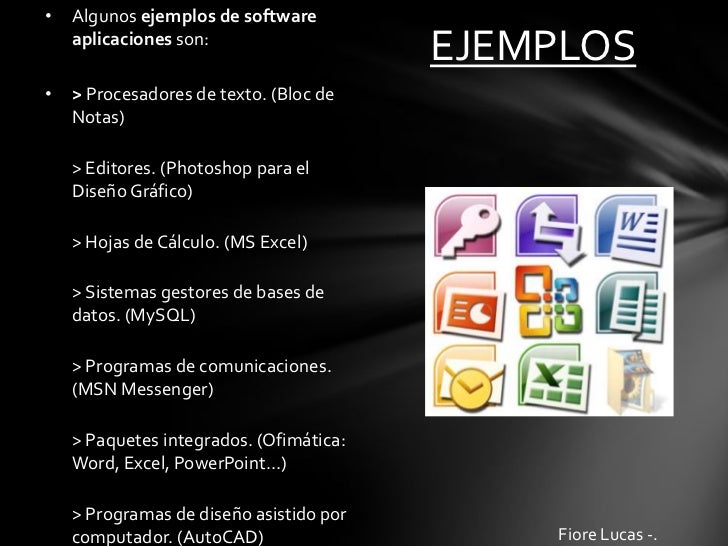 Ejemplos De Software Y Para Que Sirven Colección de Ejemplo