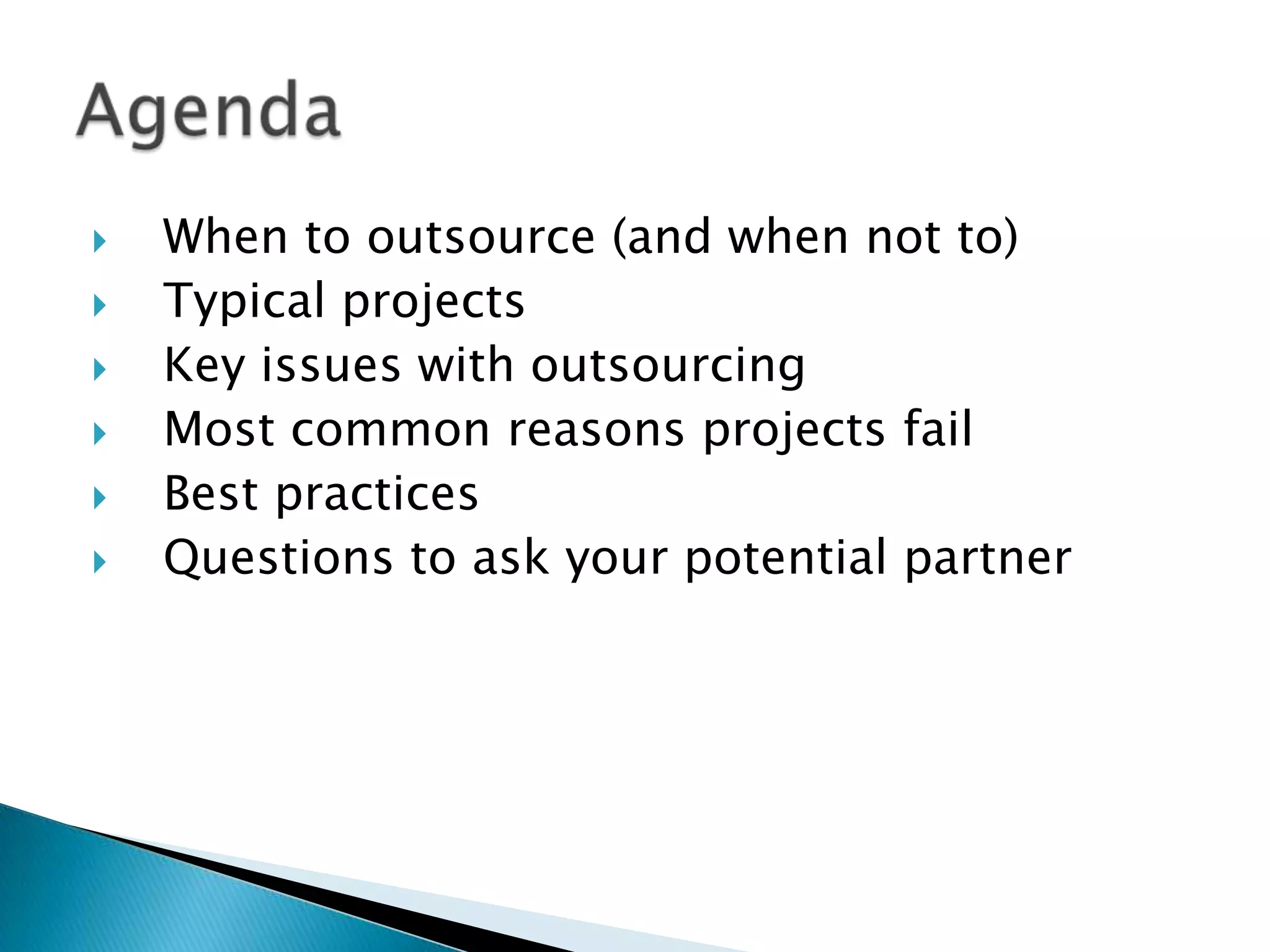 When to outsource (and when not to)