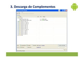 3. Descarga de Complementos