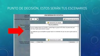 PUNTO DE DECISIÓN, ESTOS SERÁN TUS ESCENARIOS
 