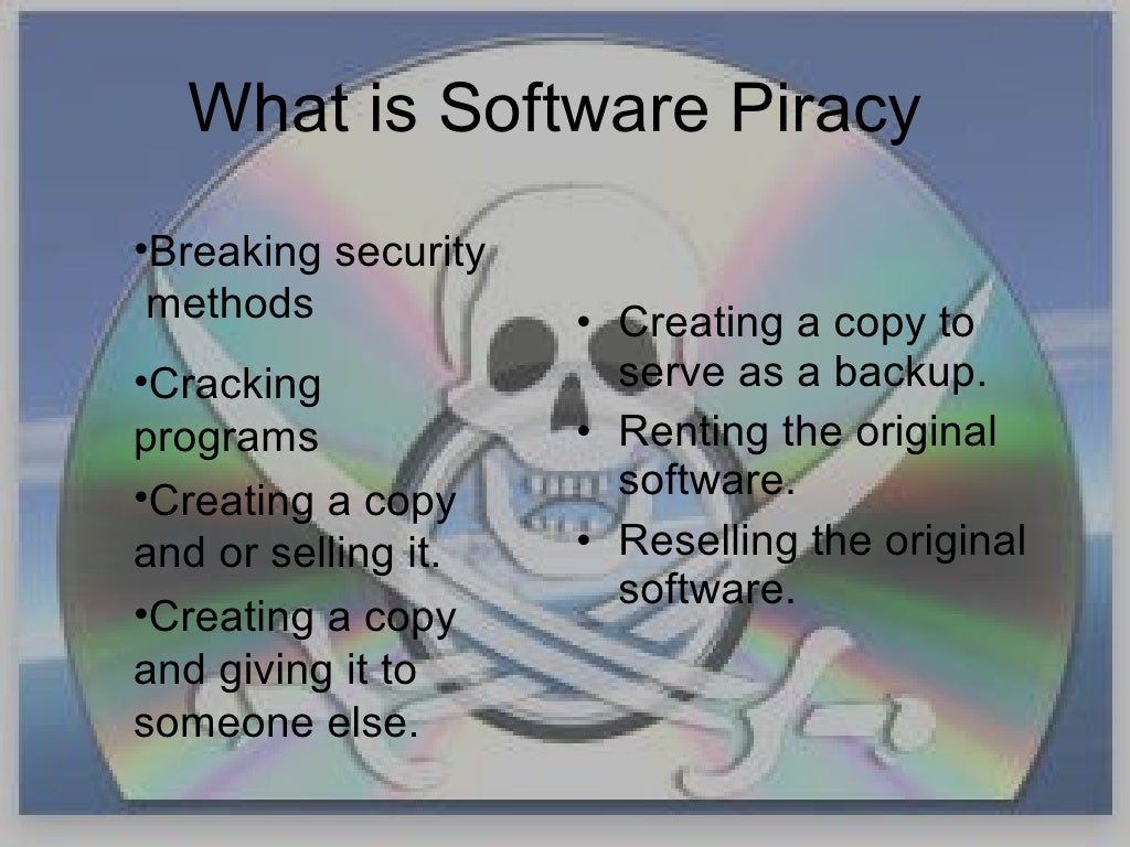 Software Piracy Software Piracy