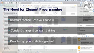Yves Caseau - The Joy of Programming – June 2018 2/9
The Need for Elegant ProgrammingThe Need for Elegant Programming
Constant change : love your code 
 Constant change & constant training
Refactoring : your code is a garden !
 