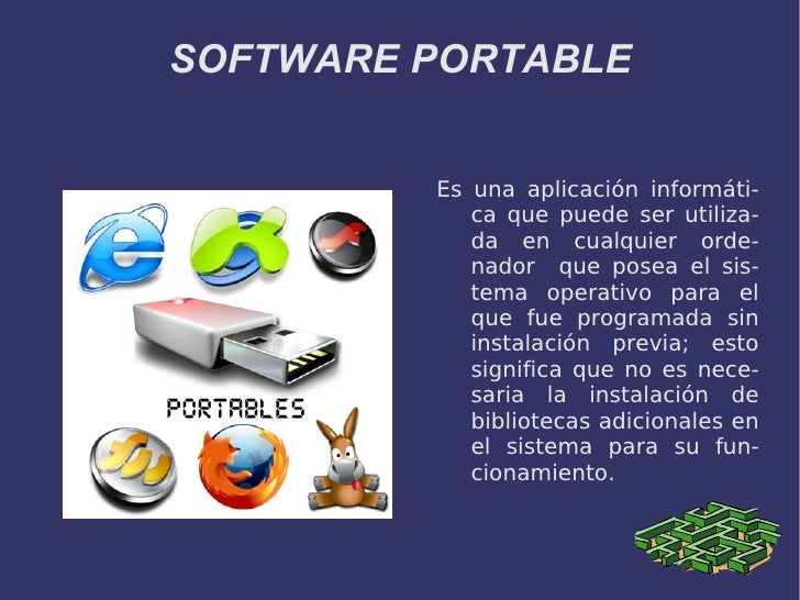 Software portable
