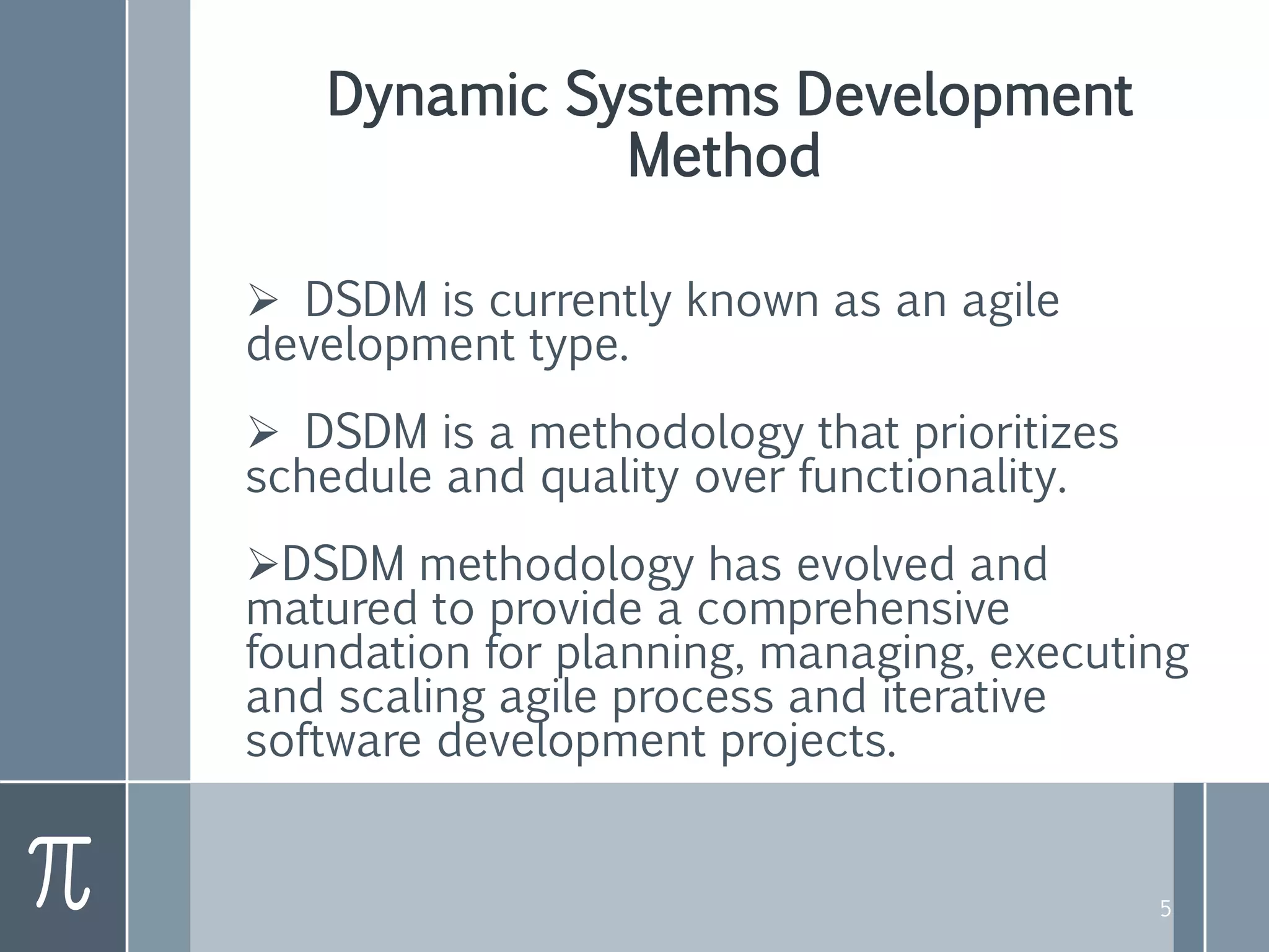 Dynamic Systems Development Method (DSDM) - Agile | PPT