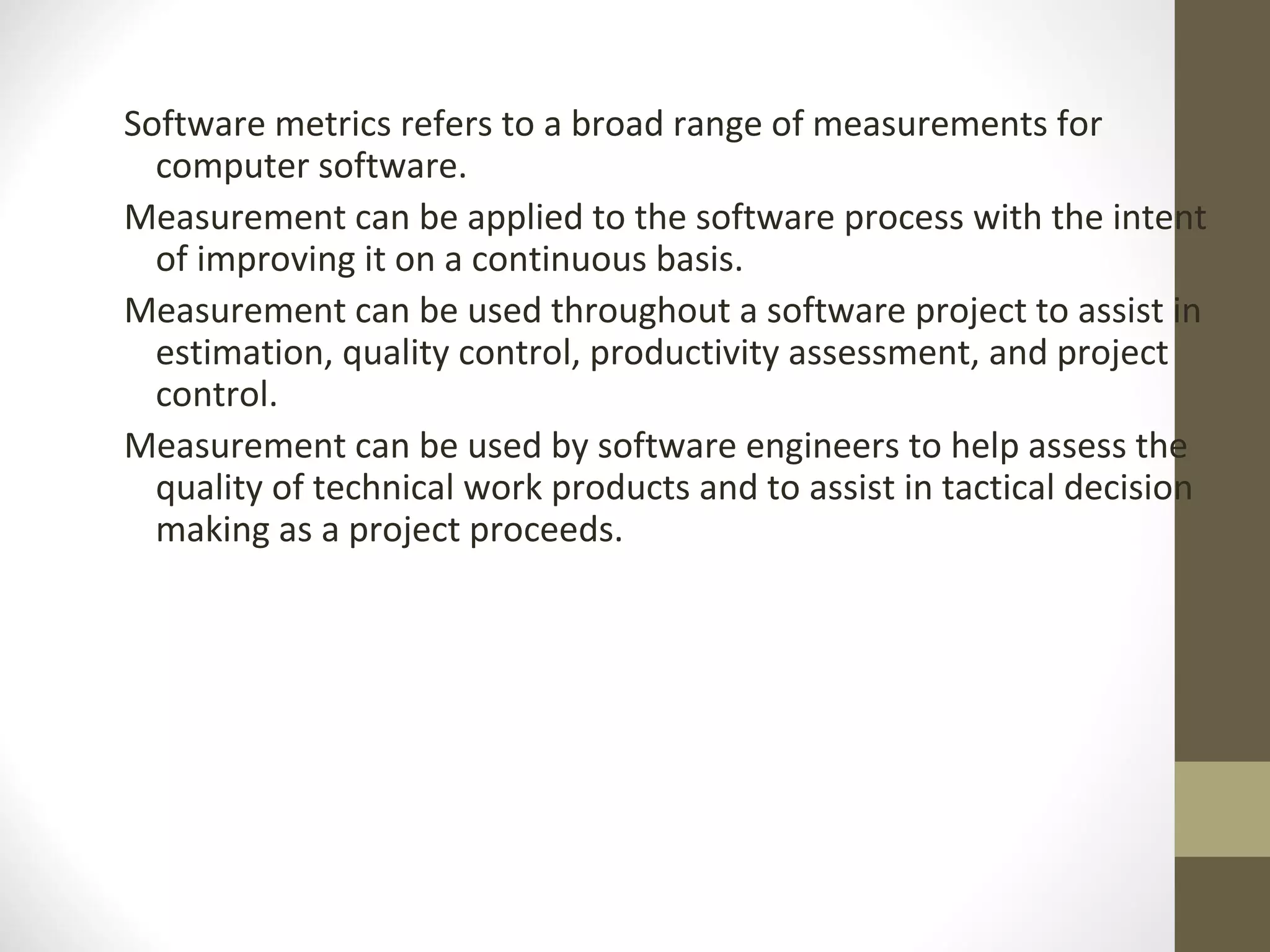 Software process and project metrics | PPT | Computer Software and ...