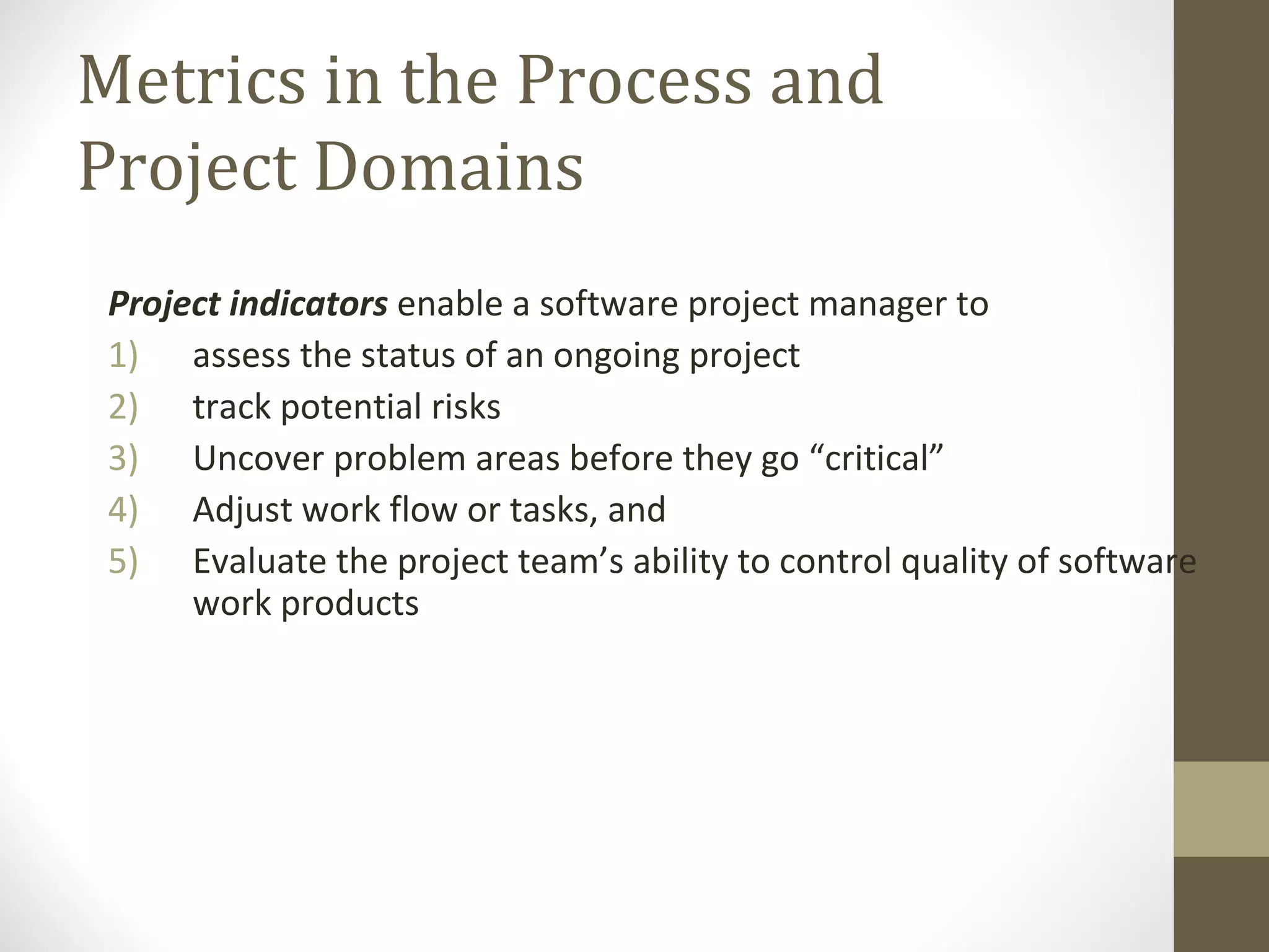 Software process and project metrics | PPT | Computer Software and ...