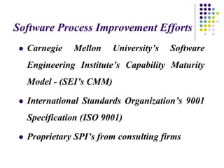 Software process improvement.ppt | Computer Software and Applications ...