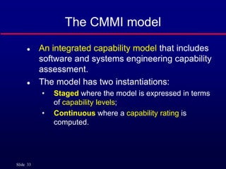 Generic Software System Model Capability Feature Module Behavior Skill Software Process Improvement.ppt