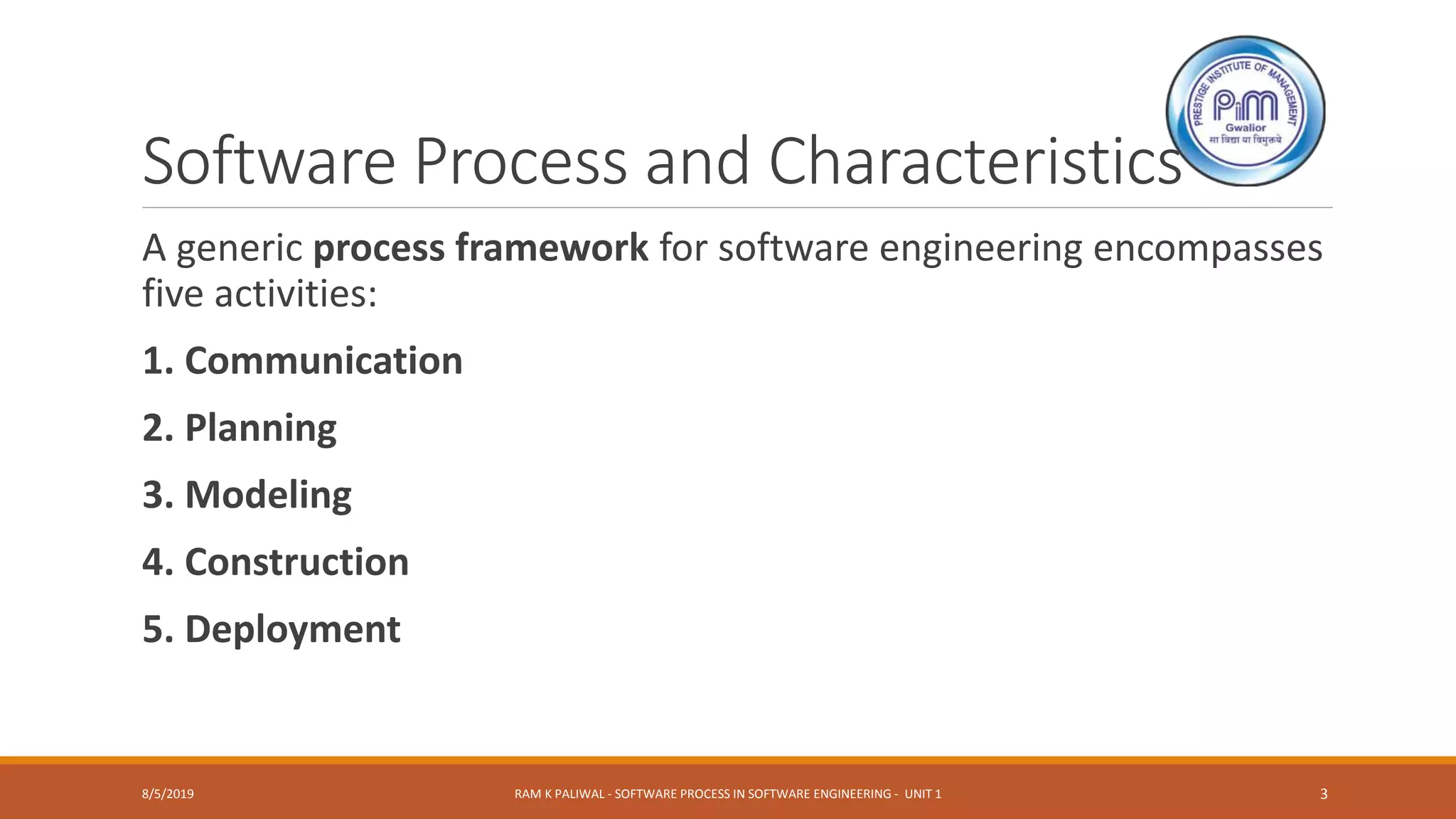 Software process in software engineering basics by ram k paliwal part 2 ...