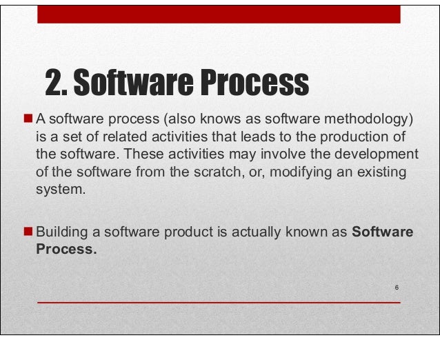 Software process model