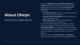 Driving Innovation with Expert Software Product Development – Chirpn | PDF