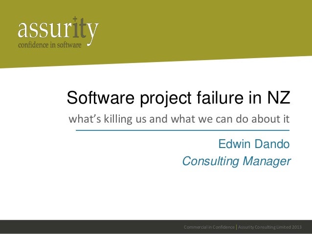 Software Project Failure In New Zealand What S Killing Us And What