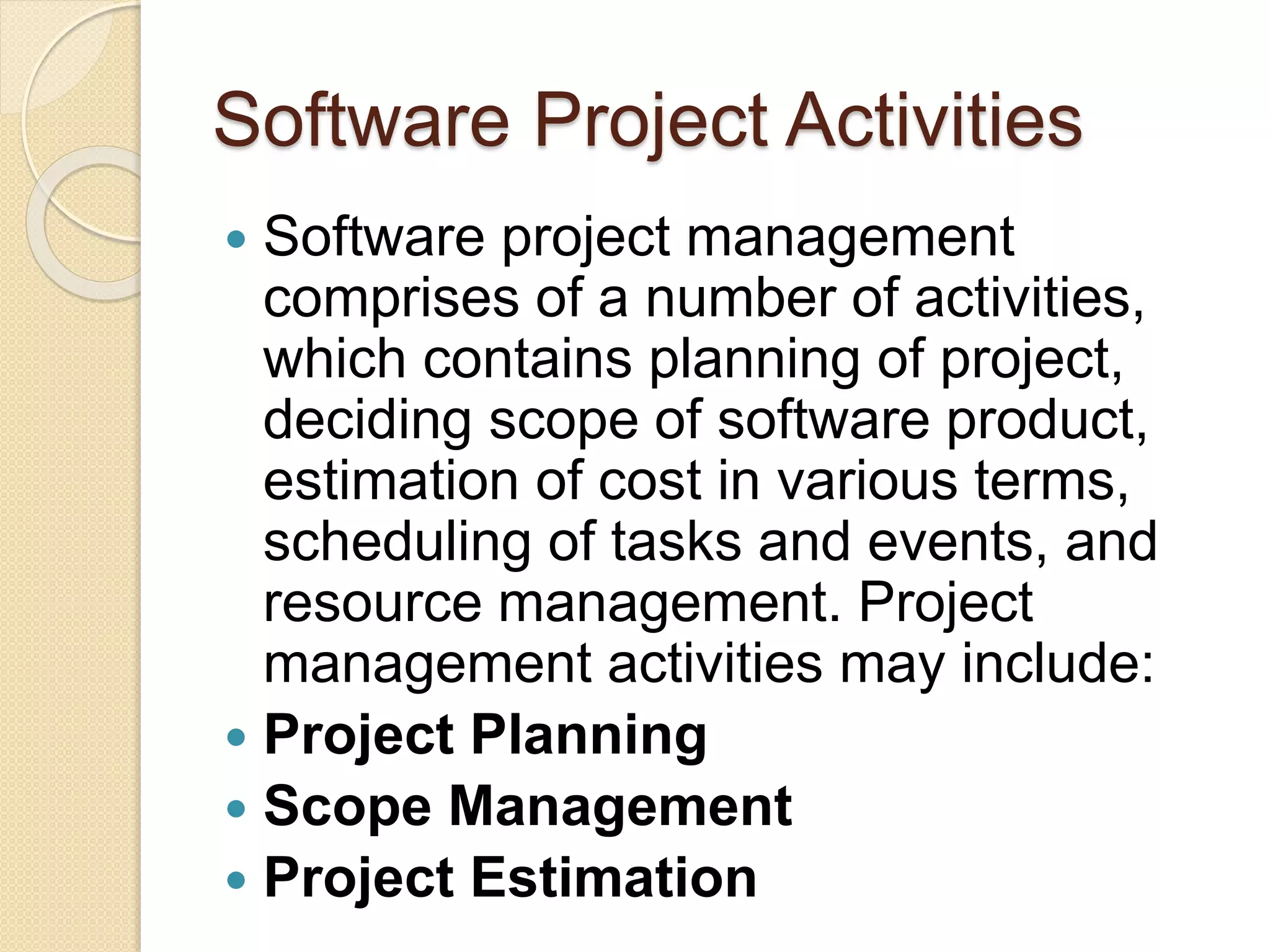 Software project management- Software Engineering | PPTX