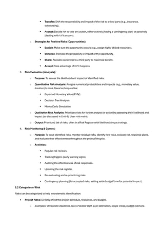 Software Project Management Notes for quick exam preparation | PDF