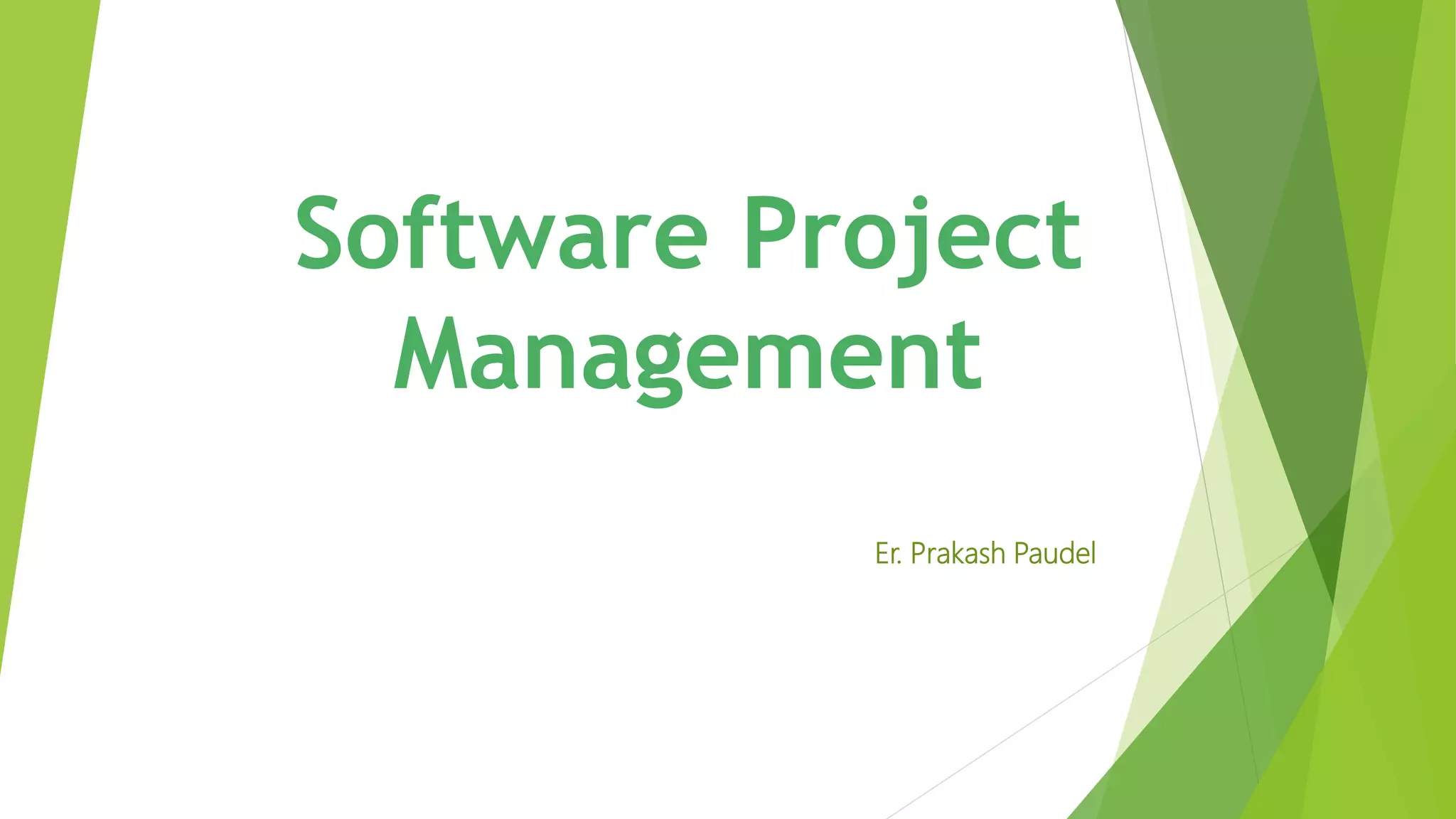 Software Project Management (SPM) | PPTX