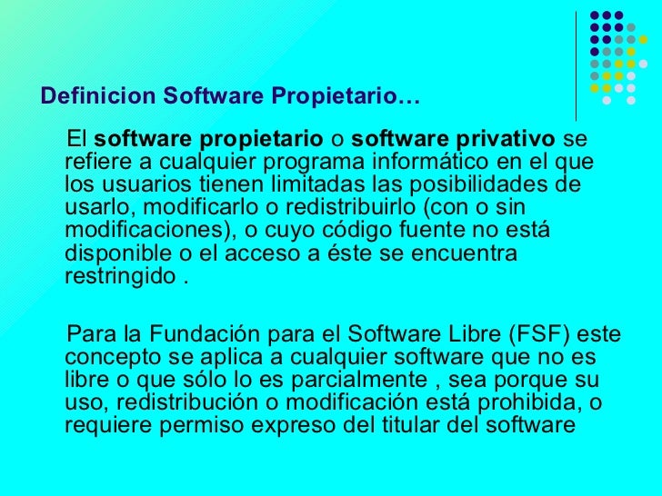 Software Propietario
