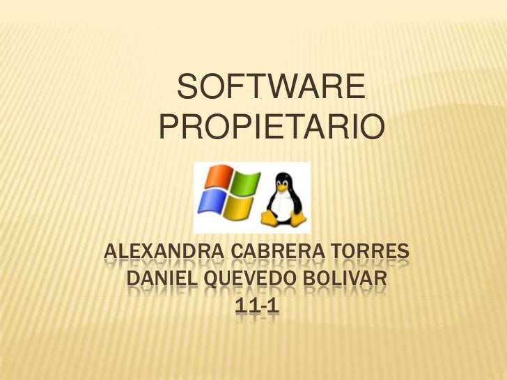 Software propietario