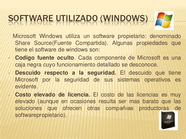 Software propietario