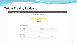 Online Quality Evaluator
27
 