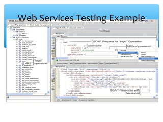 Web Services Testing Example
 