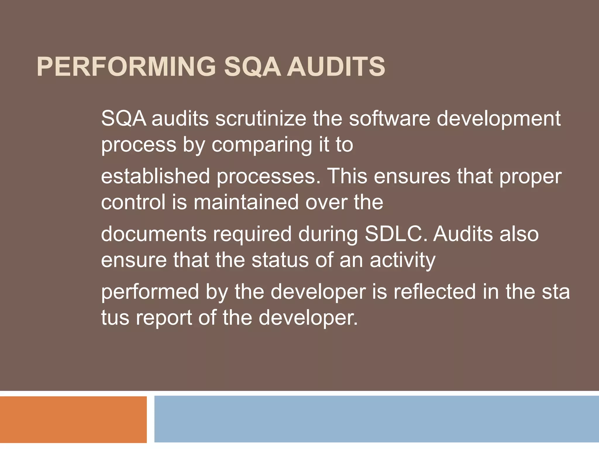 Software quality assurance activites | PPTX | Computer Software and ... image.