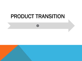 PRODUCT TRANSITION
 